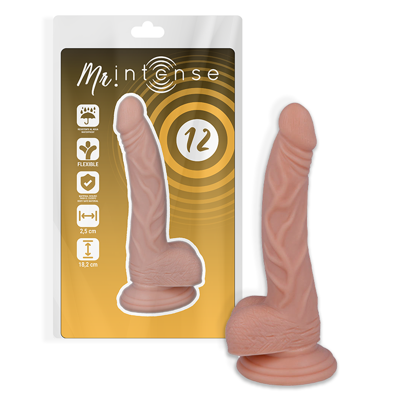 Mr Intense - 12 Realistic Cock 18.2 Cm -O- 2.5 Cm