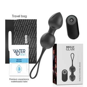 Brilly Glam - Vibrating Kegel Beads Remote Control