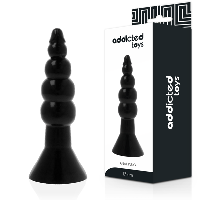 Explore anal play with Addicted Toys Black Anal Butt Plug. Made from hypoallergenic American TPR, phthalate-free, and available in 4 sizes for beginners and enthusiasts alike.14