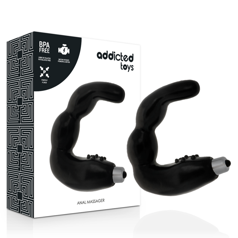 Experience intense prostate stimulation with the Addicted Toys Prostate Anal Massager. Featuring a vibrating ball and powerful motor, it’s body-safe and compatible with any lubricant.1