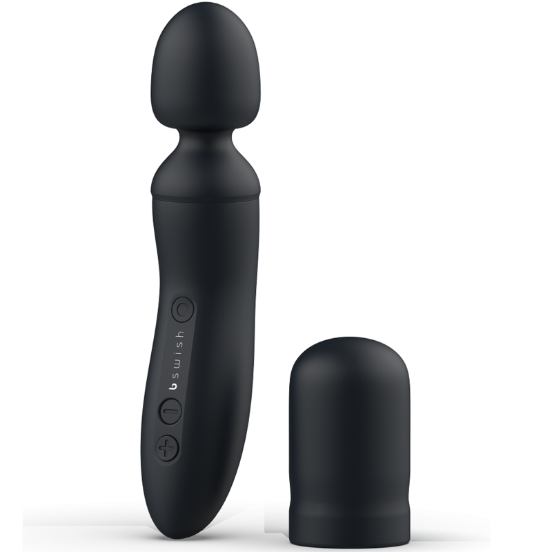 Discover the B Swish Vibrator Wand Premium. Ergonomic design, USB rechargeable, waterproof, and perfect for travel. Features soft silicone and 60 hours of standby.1