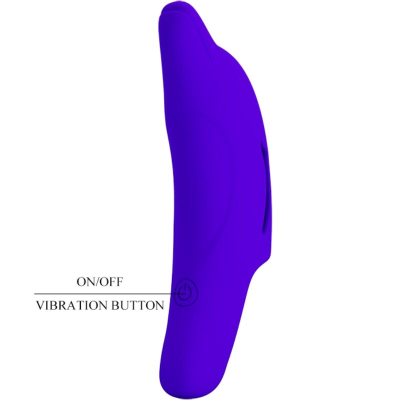 Pretty Love - Delphini Powerful Dark Blue Finger Stimulator