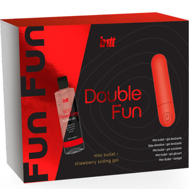 INTT - DelighToys Intt Double Fun Kit Vibrating Bullet and Strawberry Massage