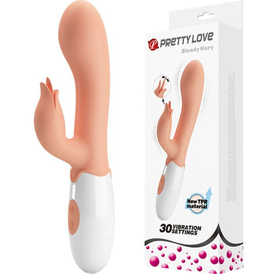 Pretty Love - Bloody Mary Vibrator With Stimulator