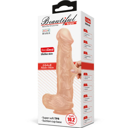 Baile - Beautiful Encounter Bergrisi Flexible Realistic Dildo 26 Cm Natural