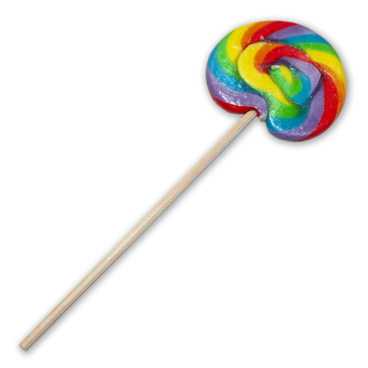 Pride - Small Round Lollipop With The Lgbt Flag /En/Pt/En/Fr/It/