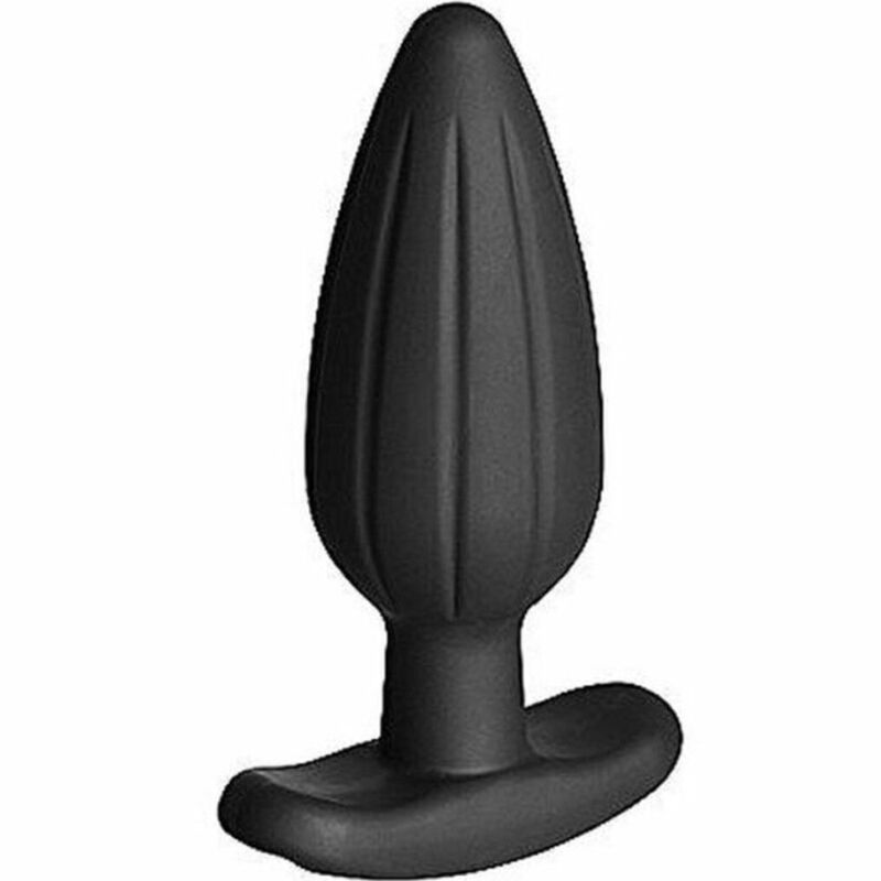 Electrastim - Silicone Black Rocker Butt Plug Large