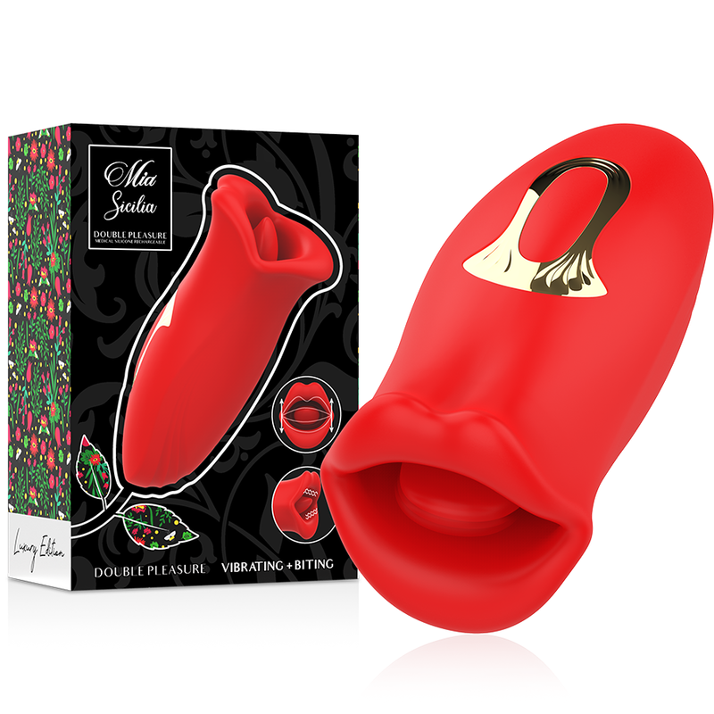 Mia - Sicilia Double Pleasure Vibrating + Biting