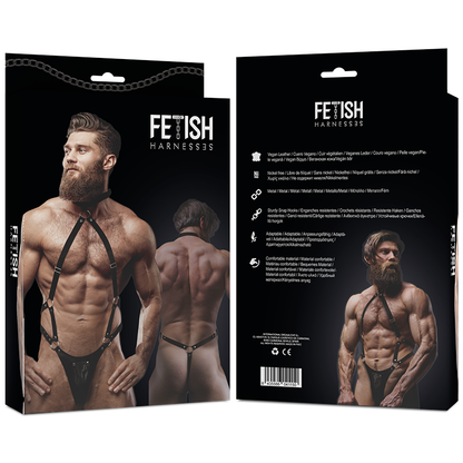 Fetish Submissive Attitude - Men'S Eco-Leather Jock Strap Harness