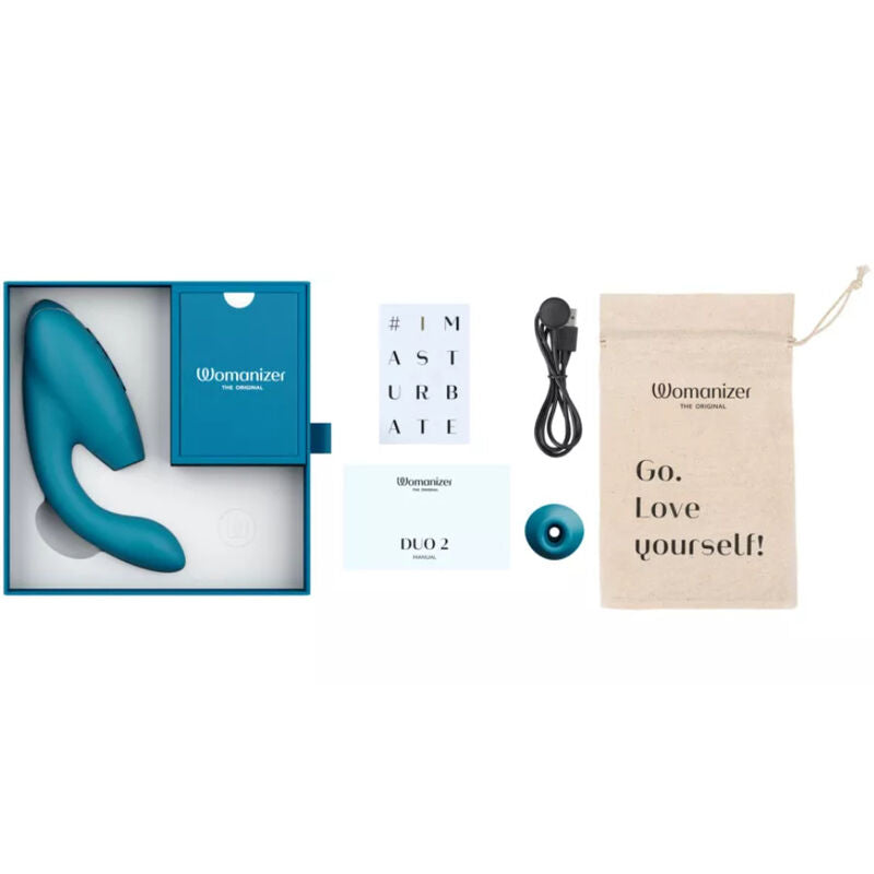 Womanizer - Duo 2 Stimulator Blue Petrol