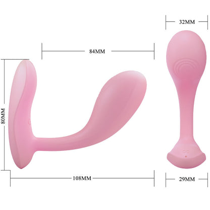 Pretty Love - Baird G-Spot 12 Vibrations Rechargeable Pink App