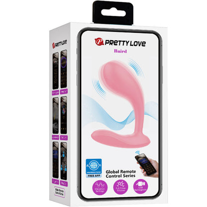 Pretty Love - Baird G-Spot 12 Vibrations Rechargeable Pink App