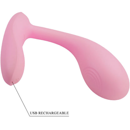 Pretty Love - Baird G-Spot 12 Vibrations Rechargeable Pink App