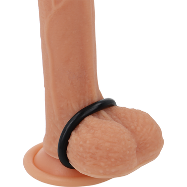 Powering - Super Flexible And Resistant Penis Ring 3.5Cm Black