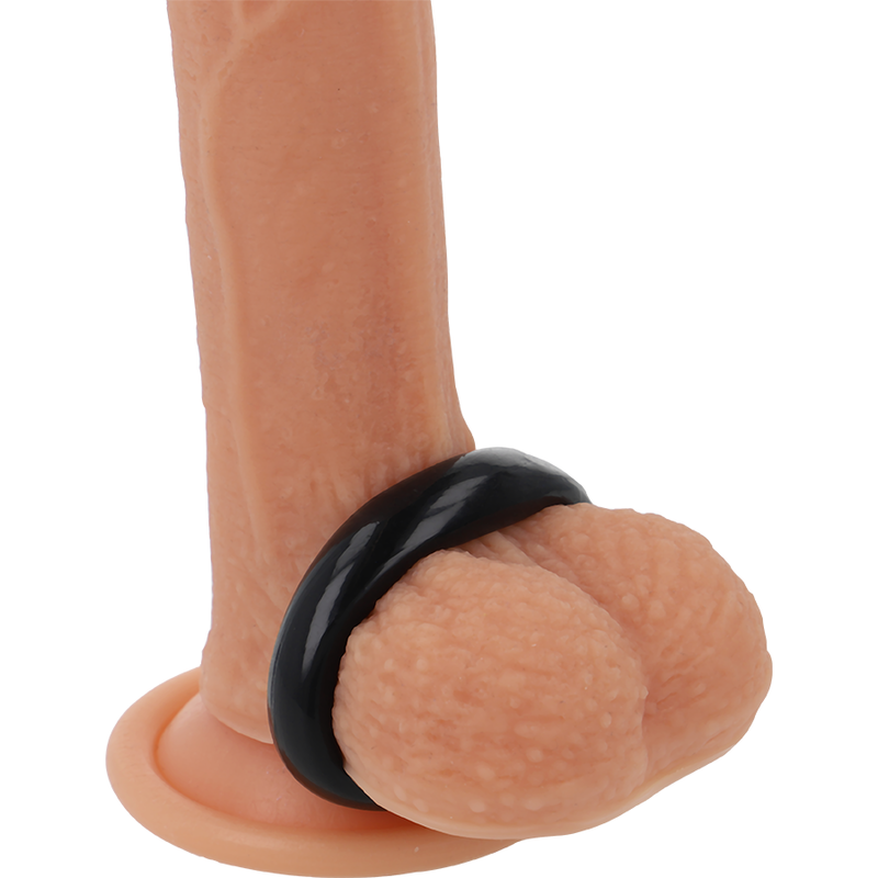 Powering - Super Flexible And Resistant Penis Ring 3.8Cm Pr04 Black