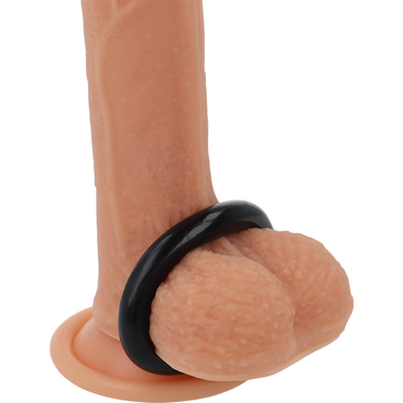 Powering - Super Flexible And Resistant Penis Ring 4.5Cm Black