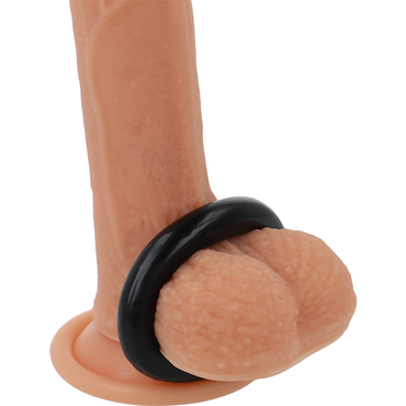 Powering - Super Flexible And Resistant Penis Ring 4.8Cm Pr05 Black