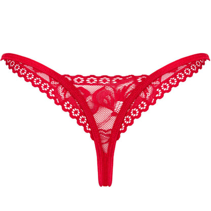 Obsessive - Lacelove Thong Red Xs/S