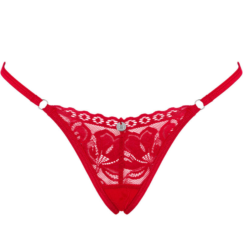 Obsessive - Lacelove Thong Red M/L