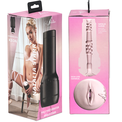 Kiiroo - Keon + Feel Natalia Starr + Aqua Quality Lubricant 50 Ml