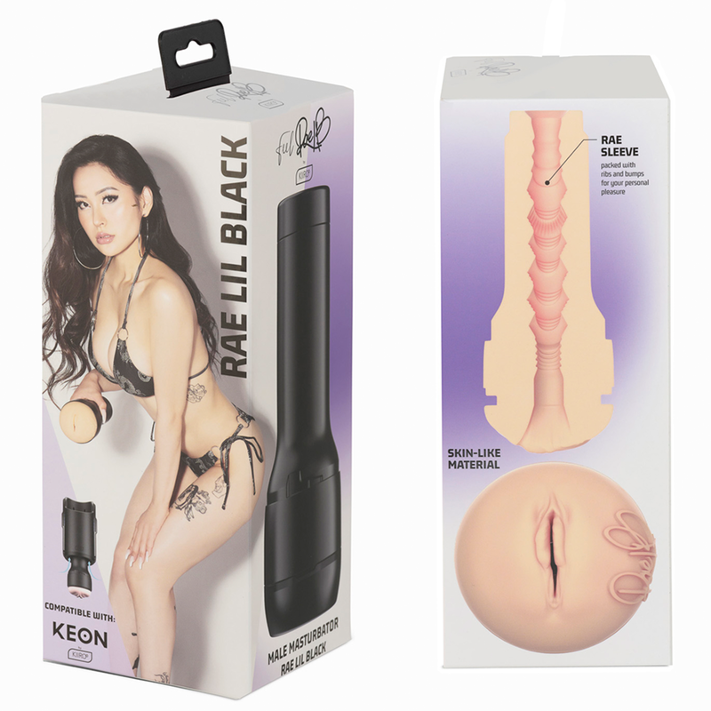 Kiiroo - Keon + Feel Rae Lil Masturbator + Aqua Quality Lubricant 50 Ml