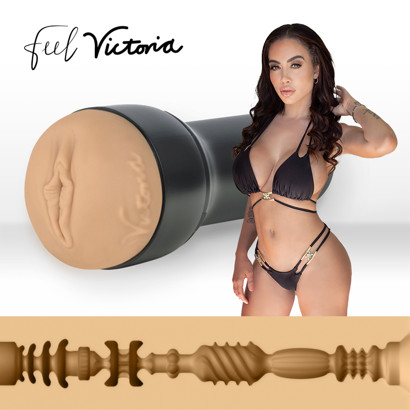 Kiiroo - Keon + Feel Victoria June Stroker + Aqua Quality Lubricant 50 Ml