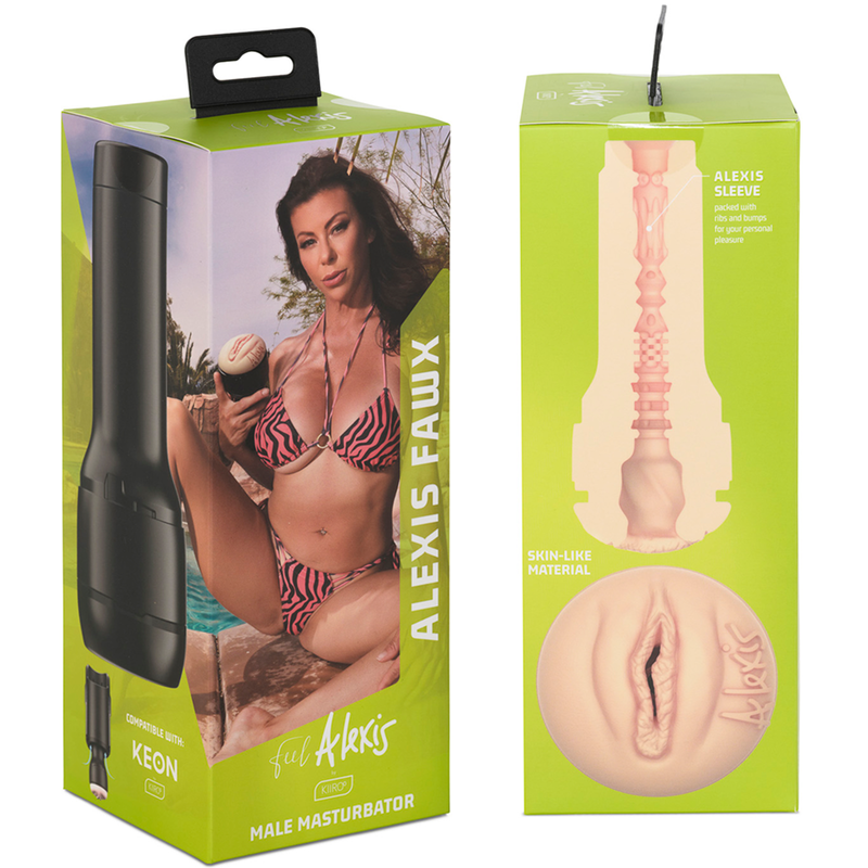 Kiiroo - Keon + Alexis Fawx Stroker + Aqua Quality Lubricant 50 Ml