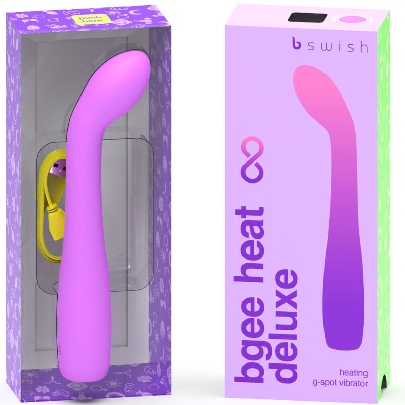 B Swish - Bgee Heat Infinite Deluxe Rechargeable Vibrator Lavender Silicone