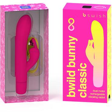 B Swish - Bwild Bunny Infinite Classic Rechargeable Vibrator Pink Silicone