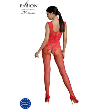 Passion - Eco Collection Bodystocking Eco Bs003 Red