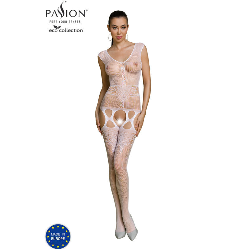 Passion - Eco Collection Bodystocking Eco Bs014 White