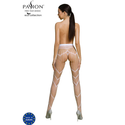 Passion - Eco Collection Bodystocking Eco S006 White