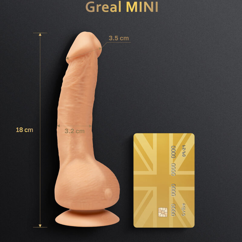 G-Vibe - Greal Mini Vibrator Dildo Natural Silicone