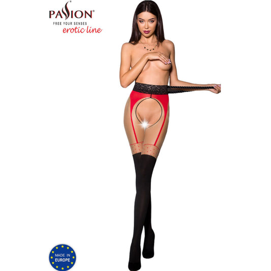 Passion - Tiopen 003 Red Tights 1/2 20/40 Den