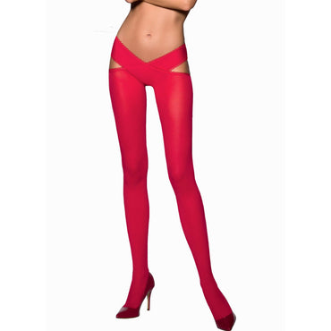 Passion - Tiopen 005 Red Tights 1/2 60 Den