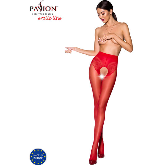 Passion - Tiopen 006 Red Tights 1/2 30 Den