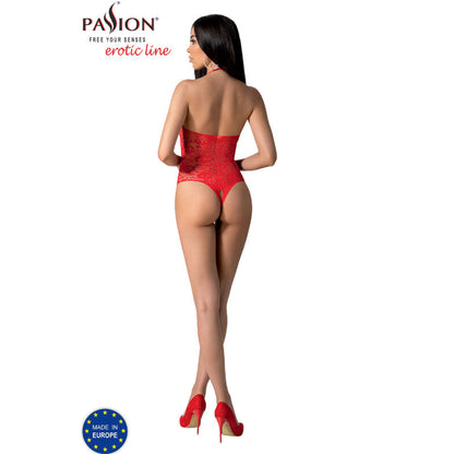 Passion - Bs094 Red Bodystocking One Size