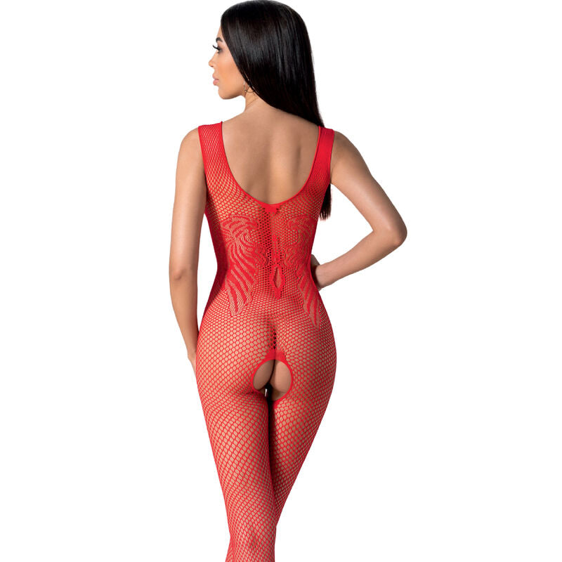 Passion - Bs098 Red Bodystocking One Size