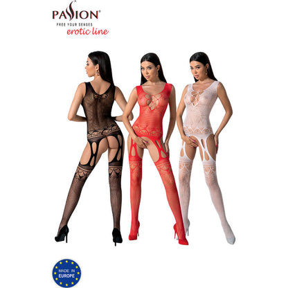 Passion - Bs099 Black Bodystocking One Size