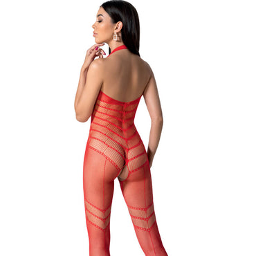 Passion - Bs100 Bodystocking Red One Size