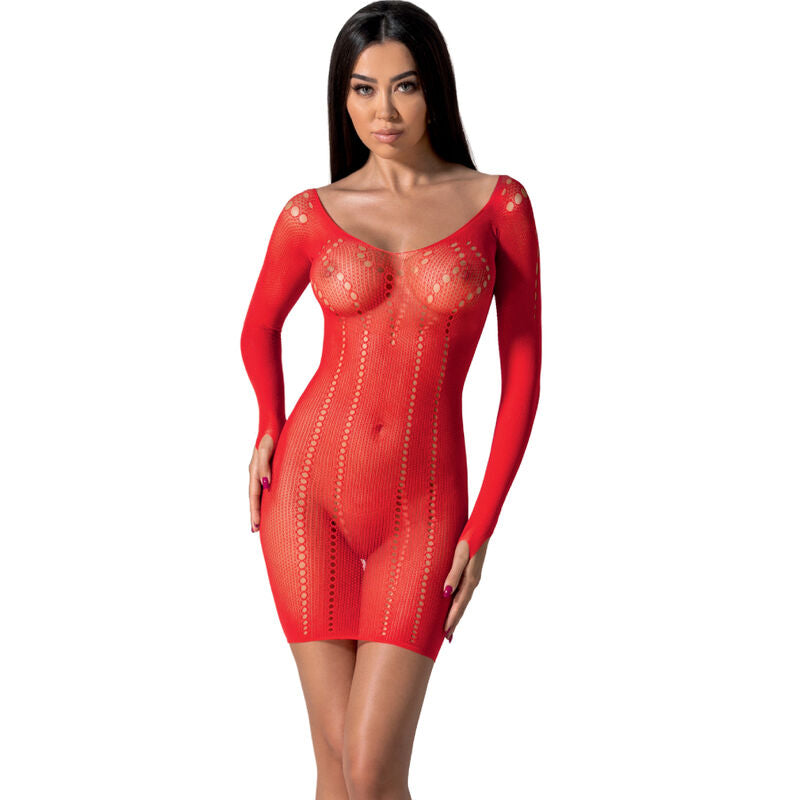 Passion - Bs101 Red Bodystocking One Size