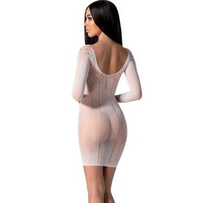 Passion - Bs101 White Bodystocking One Size