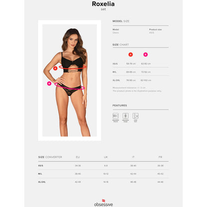 Obsessive - Roxelia Set Two Pieces Xl/Xxl