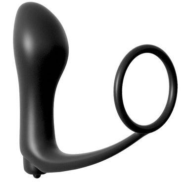 Combine prostate stimulation and performance enhancement with the Anal Fantasy Vibrating Cockring Plug. Elite silicone, vibrations, and explosive results.1