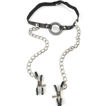 DelighToys - Fetish Fantasy Series – Adjustable Gag Nipple Clamps