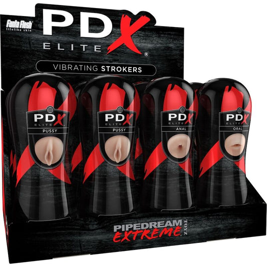 Pdx Elite - Stroker Set 12 Units: 6X Vagina, 3X Ano, 3X Mouth