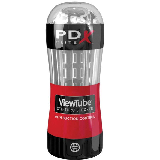 Pdx Elite - Stroker Viewtube Control Suction Transparent