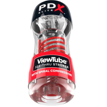 Pdx Elite - Stroker Viewtube 2 Spiral Compression Transparent