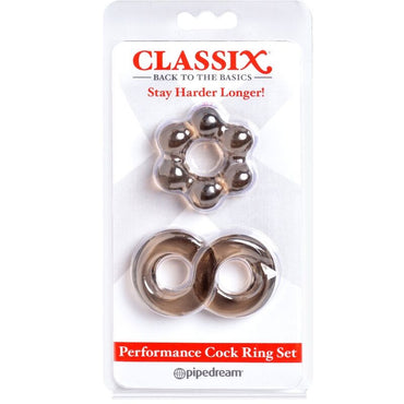 Classix - Set Of 2 Rings Gray Penis