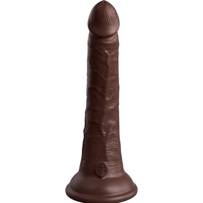 King Cock - Elite Realistic Silicone Dildo 17.8 Cm Brown